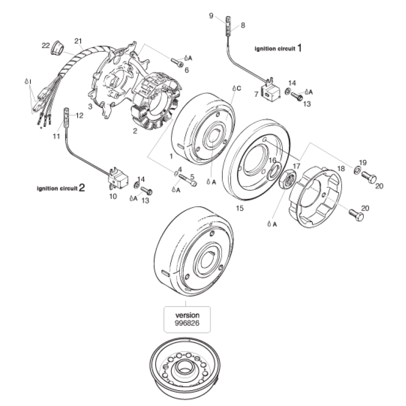 582 UL Mod. 90/99 Ducato Magneto-Generator