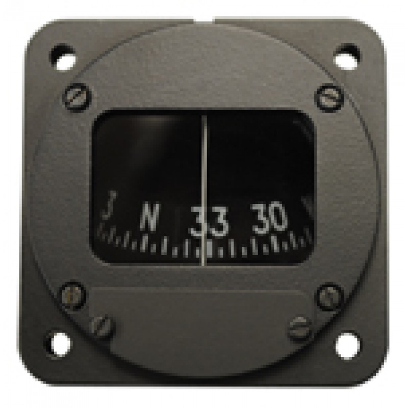 2-1/4" Panel Mount Compass (Unlighted), Northern Hemisphere, Imported